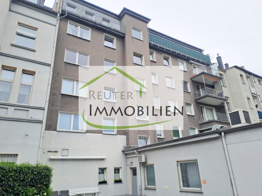 NEU zur Vermietung in Herne Wanne-Eickel - R�ckseite - Reuter Immobilien - Immobilienmakler Etagenwohnung Herne