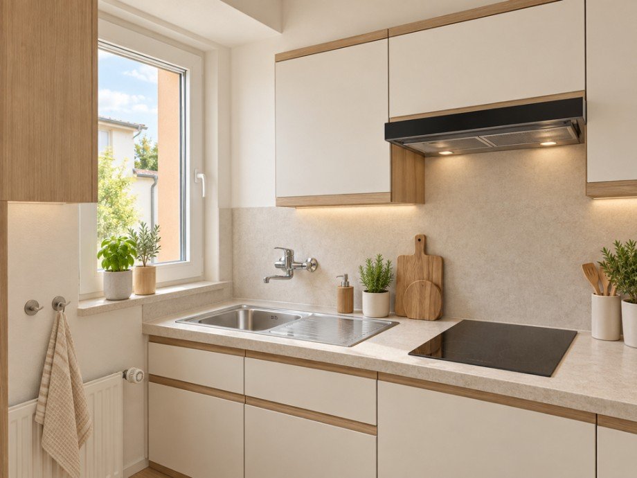 NEU zum Verkauf in Herne R�hlinghausen - Eigentumswohnung -K�che KI generiert - Reuter Immobilien - Immobilienmakler Etagenwohnung Herne