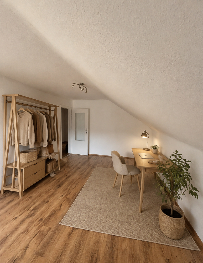 NEU zur Vermietung in Herne Mitte - Schlafzimmer- Reuter Immobilien - Immobilienmakler.png (2) Dachgeschosswohnung Herne