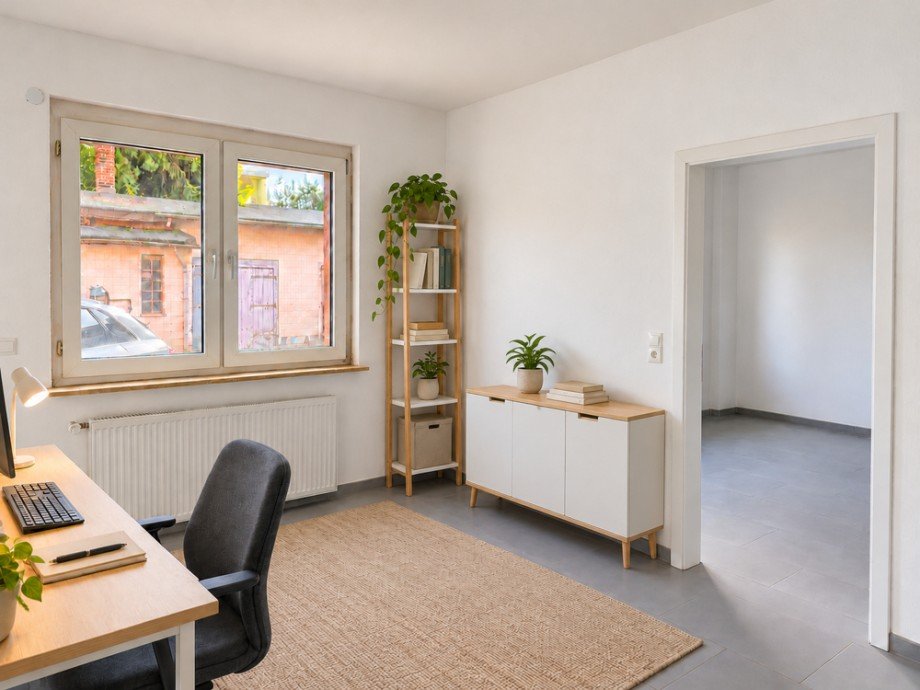 NEU zur Vermietung in Bochum Mitte - B�ro - KI-m�bliert - Reuter Immobilien - Immobilienmakler (2) Erdgeschosswohnung Bochum