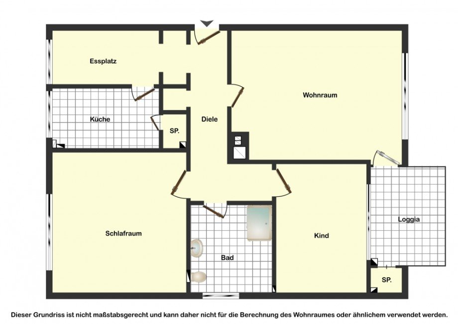 Grundriss Etagenwohnung Bochum