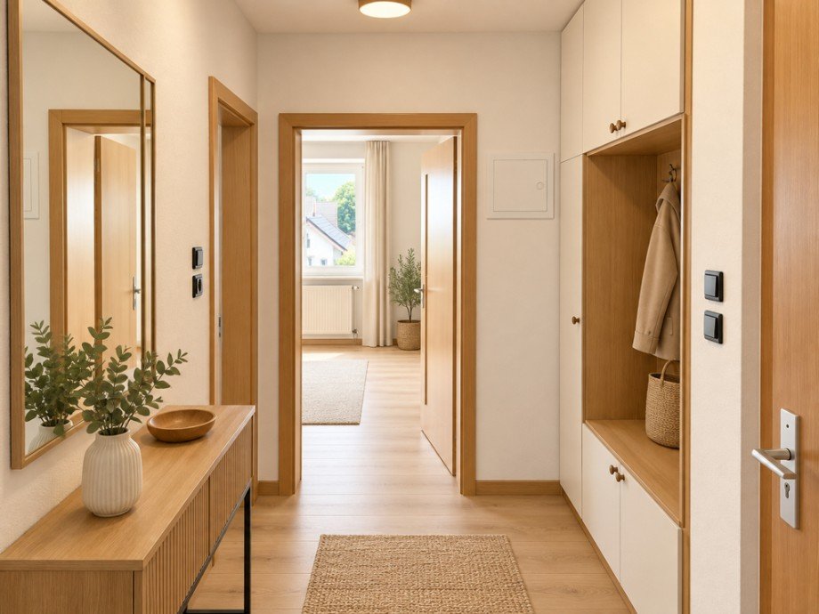 NEU zum Verkauf in Herne R�hlinghausen - Eigentumswohnung - Diele KI generiert - Reuter Immobilien - Immobilienmakler Etagenwohnung Herne