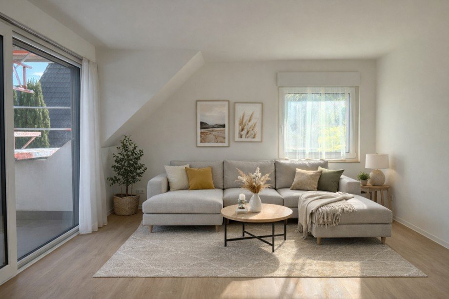 NEU zur Vermietung in Bochum Eppendorf- Wohnzimmer - Reuter Immobilien - Immobilienmakler Etagenwohnung Bochum / Eppendorf