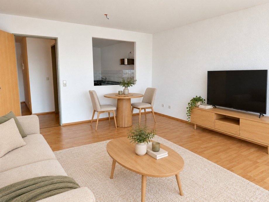 NEU zur Vermietung in Bochum Innenstadt - Essbereich - KI-m�bliert - Reuter Immobilien - Immobilienmakler Etagenwohnung Bochum
