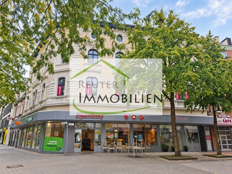 NEU zur Vermietung in Herne Zentrum - Au�enansicht - Reuter Immobilien - Immobilienmakler (2) Herne Etagenwohnung Zentral, gro�z�gig, vielseitig - 3,5-Zimmer-Wohnung im Zentrum