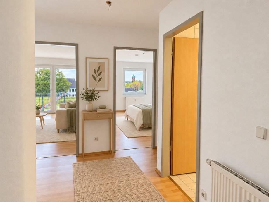 NEU zur Vermietung in Bochum Innenstadt - Diele - KI-m�bliert - Reuter Immobilien - Immobilienmakler (2) Etagenwohnung Bochum