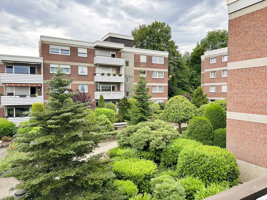 NEU zur Vermietung in Bochum Dahlhausen - Blick vom Balkon - Reuter Immobilien - Immobilienmakler Etagenwohnung Bochum
