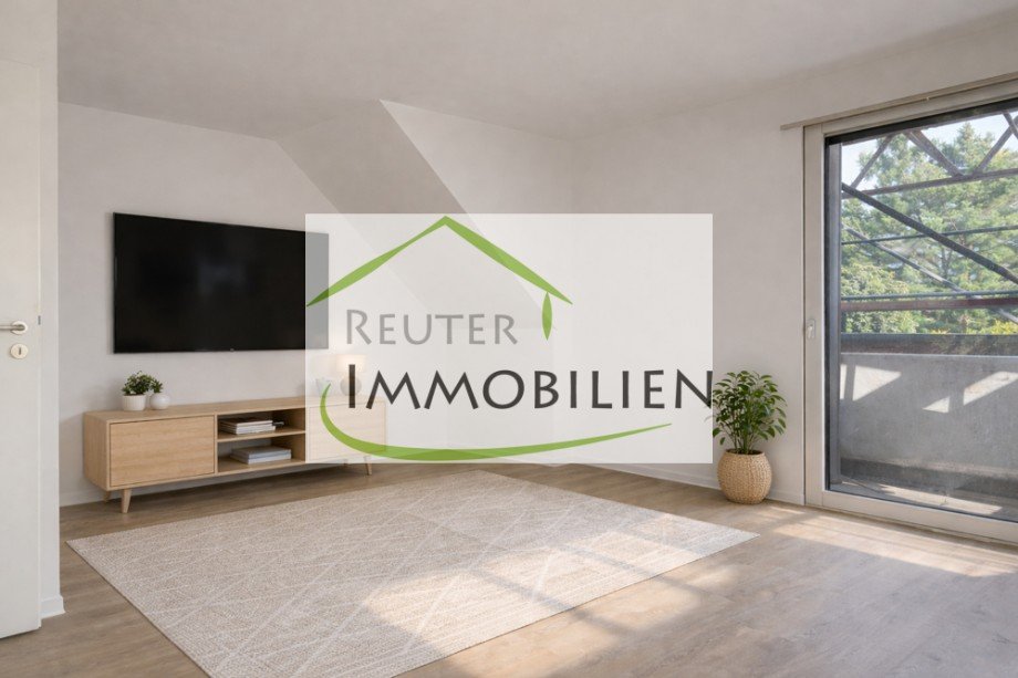 NEU zur Vermietung in Bochum Eppendorf- Wohnzimmer - Reuter Immobilien - Immobilienmakler (2) Etagenwohnung Bochum / Eppendorf