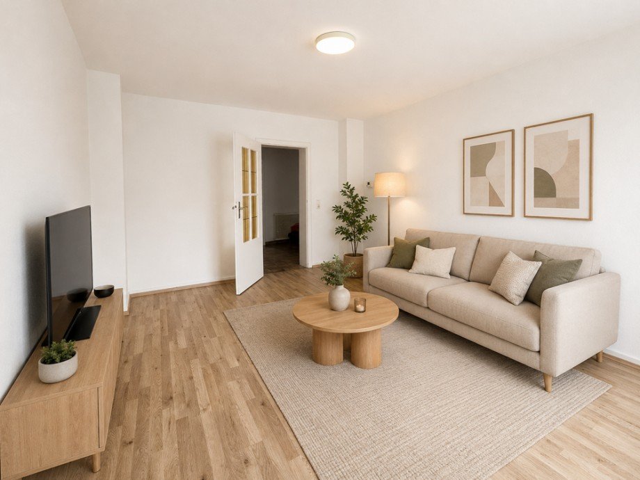 NEU zur Vermietung in Herne Eickel - Wohnzimmer - Reuter Immobilien - Immobilienmakler (2) Etagenwohnung Herne