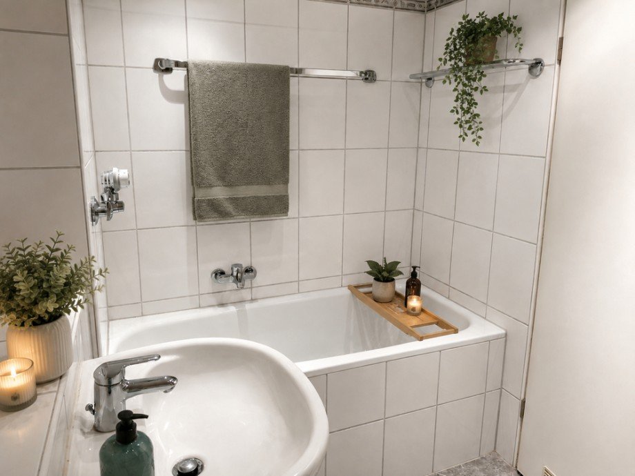 NEU zur Vermietung in Bochum Querenburg - Badezimmer - KI-M�bliert - Reuter Immobilien - Immobilienmakler (2) Etagenwohnung Bochum / Querenburg