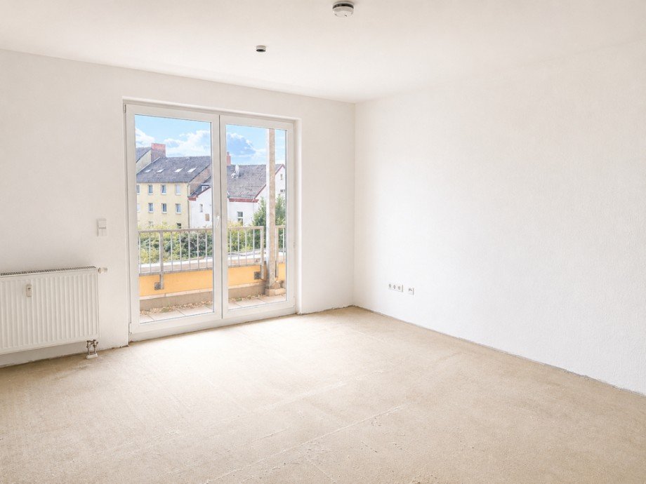 NEU zur Vermietung in Bochum Innenstadt - Wohnzimmer - Reuter Immobilien - Immobilienmakler Etagenwohnung Bochum