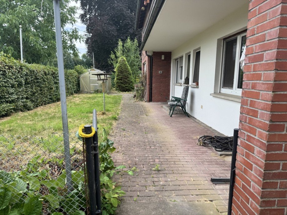 Terrasse Seite Zweifamilienhaus Datteln