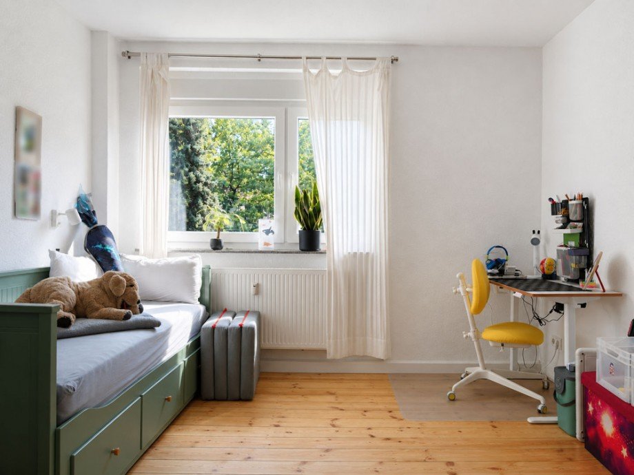 NEU zum Verkauf in Bochum Eppendorf - Eigentumswohnung mit Garten - Maisonette - Kinderzimmer 2 - OG - Reuter Immobilien - Immobilienmakler Maisonettewohnung Bochum / Eppendorf