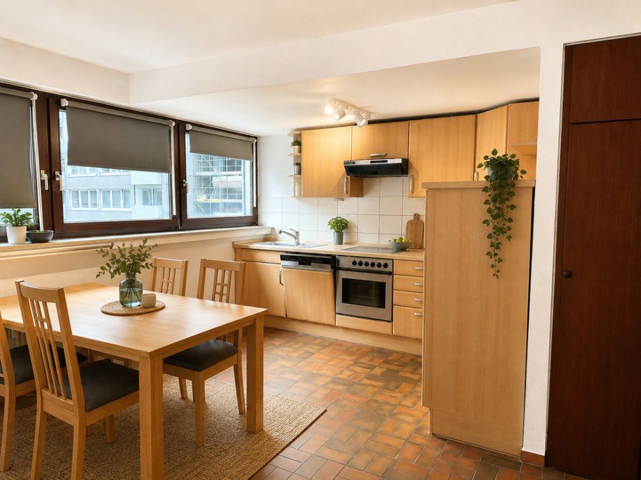 NEU zur Vermietung in Bochum Querenburg - K�che - KI-M�bliert - Reuter Immobilien - Immobilienmakler (2) Etagenwohnung Bochum / Querenburg