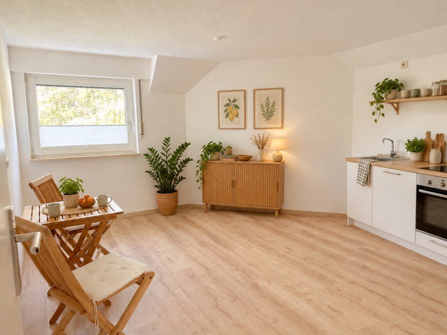 NEU zur Vermietung in Bochum Ober-Dahlhausen - K�che - KI-m�bliert - Reuter Immobilien - Immobilienmakler (2) Dachgeschosswohnung Bochum