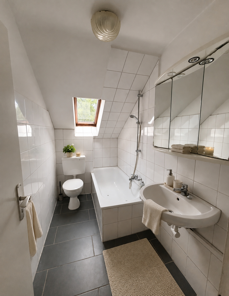 NEU zur Vermietung in Herne Mitte - Bad - Reuter Immobilien - Immobilienmakler.png (2) Dachgeschosswohnung Herne