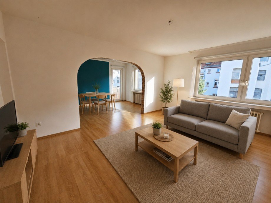 NEU zur Vermietung in Herne Wanne-Nord - Wohnzimmer - Reuter Immobilien - Immobilienmakler (3) Etagenwohnung Herne