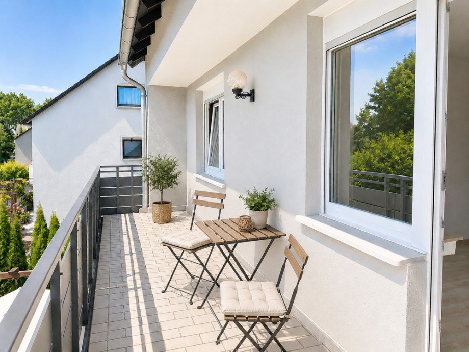 NEU zur Vermietung in Bochum Gerthe - Balkon - KI-M�bliert - Reuter Immobilien - Immobilienmakler Etagenwohnung Bochum / Gerthe